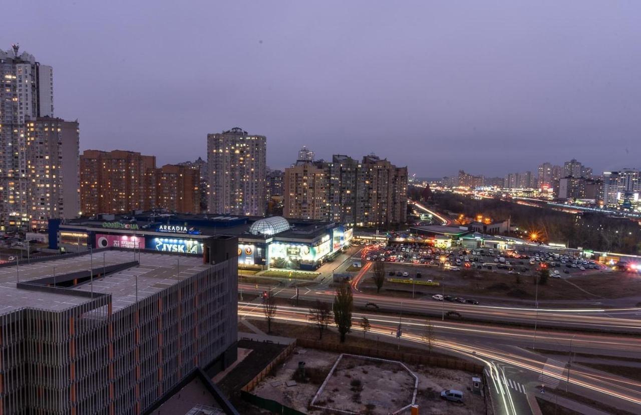 Новая Квартира С Авторским Ремонтом В Жк Seven Днепровская Набережная Kiev Exterior foto