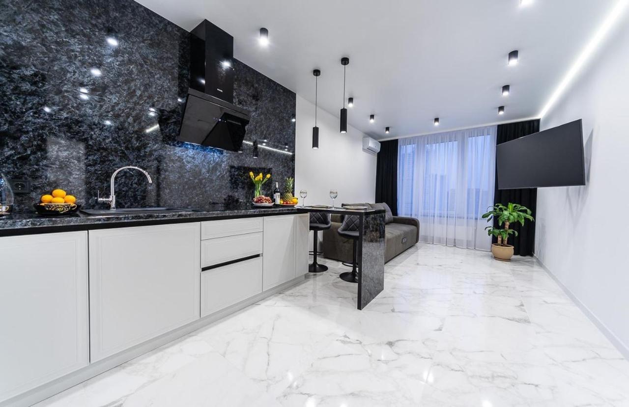 Новая Квартира С Авторским Ремонтом В Жк Seven Днепровская Набережная Kiev Exterior foto